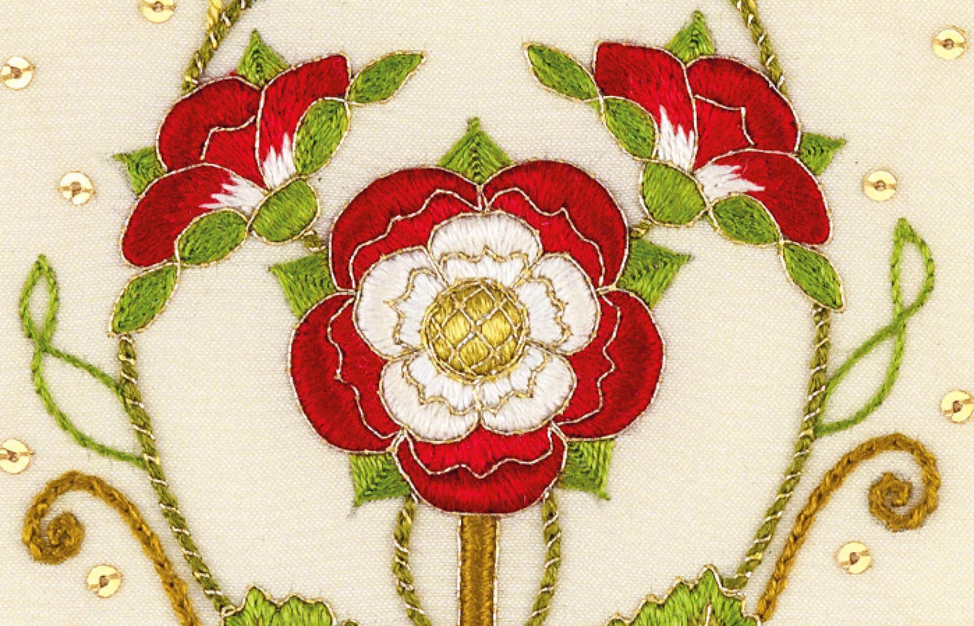 Tudor Rose –Symbolic Needlework - Inspirations Studios