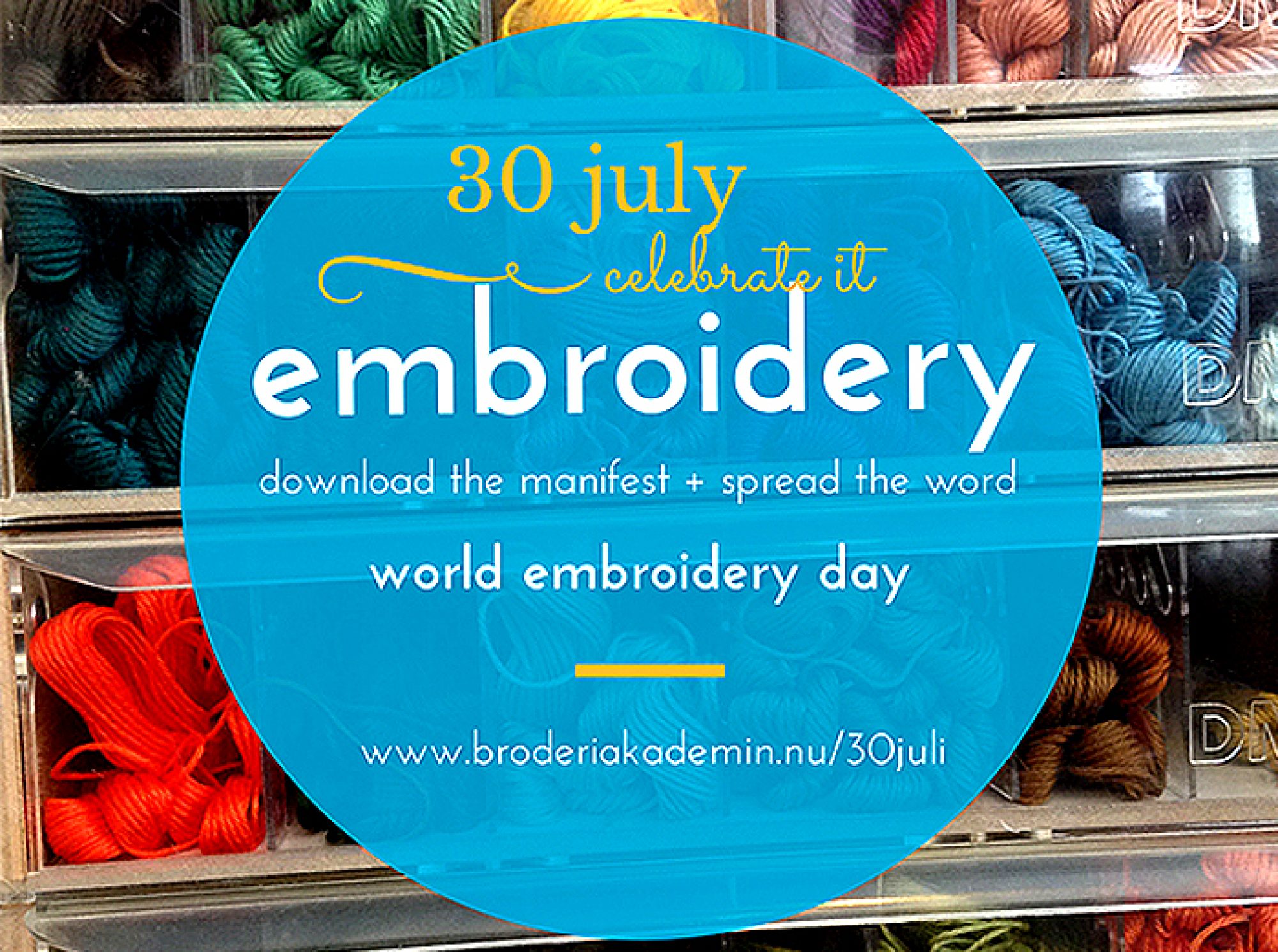 World Embroidery Day 30th July Inspirations Studios