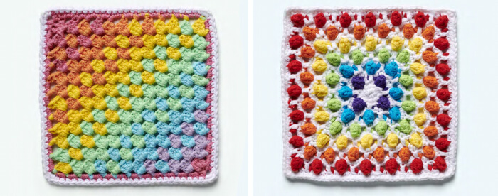 Crochet Granny Squares Book - Discover Crochet Squares!: Granny